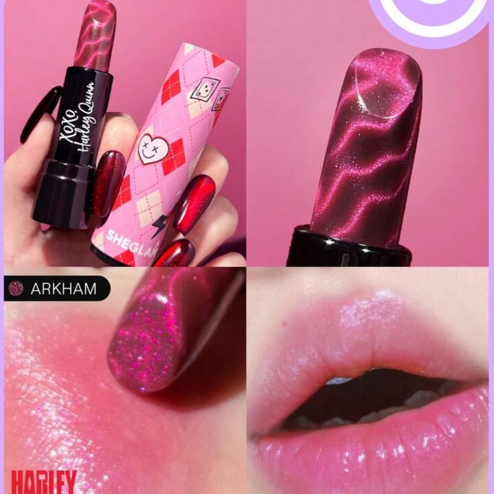 Harley Quinn X SHEGLAM Thrill Seeker Color-Changing Lipstick-Arkham